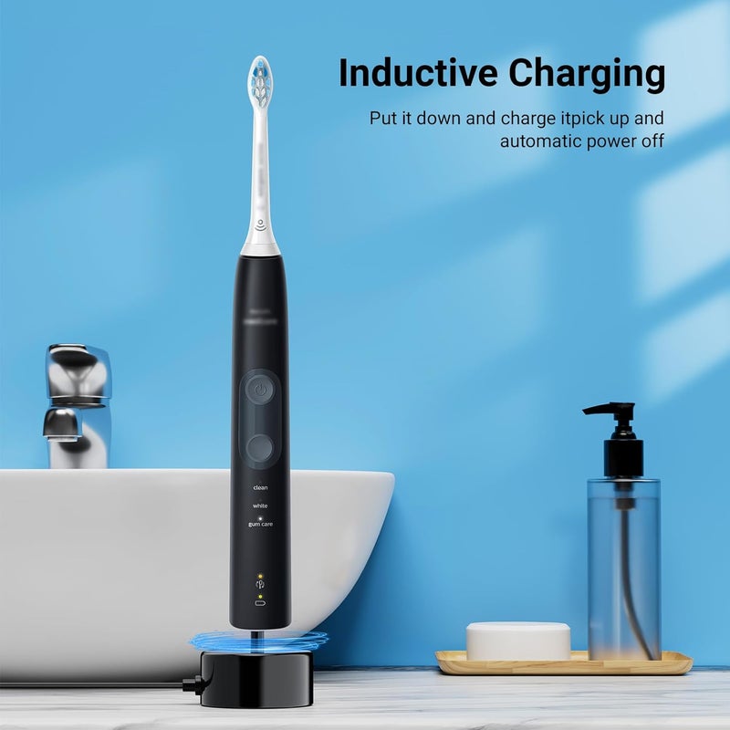 MEROM Replacement Charger Base for HX5100 HX6100 - Charger Compatible with Philips Sonicare Protective Clean 5300 HX6000 HX8000 HX9000 Electric Toothbrush Charging Dock - Image 4